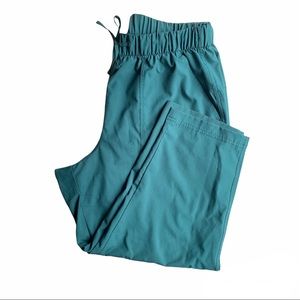 Old Navy StretchTech Crop Utility Teal Pants